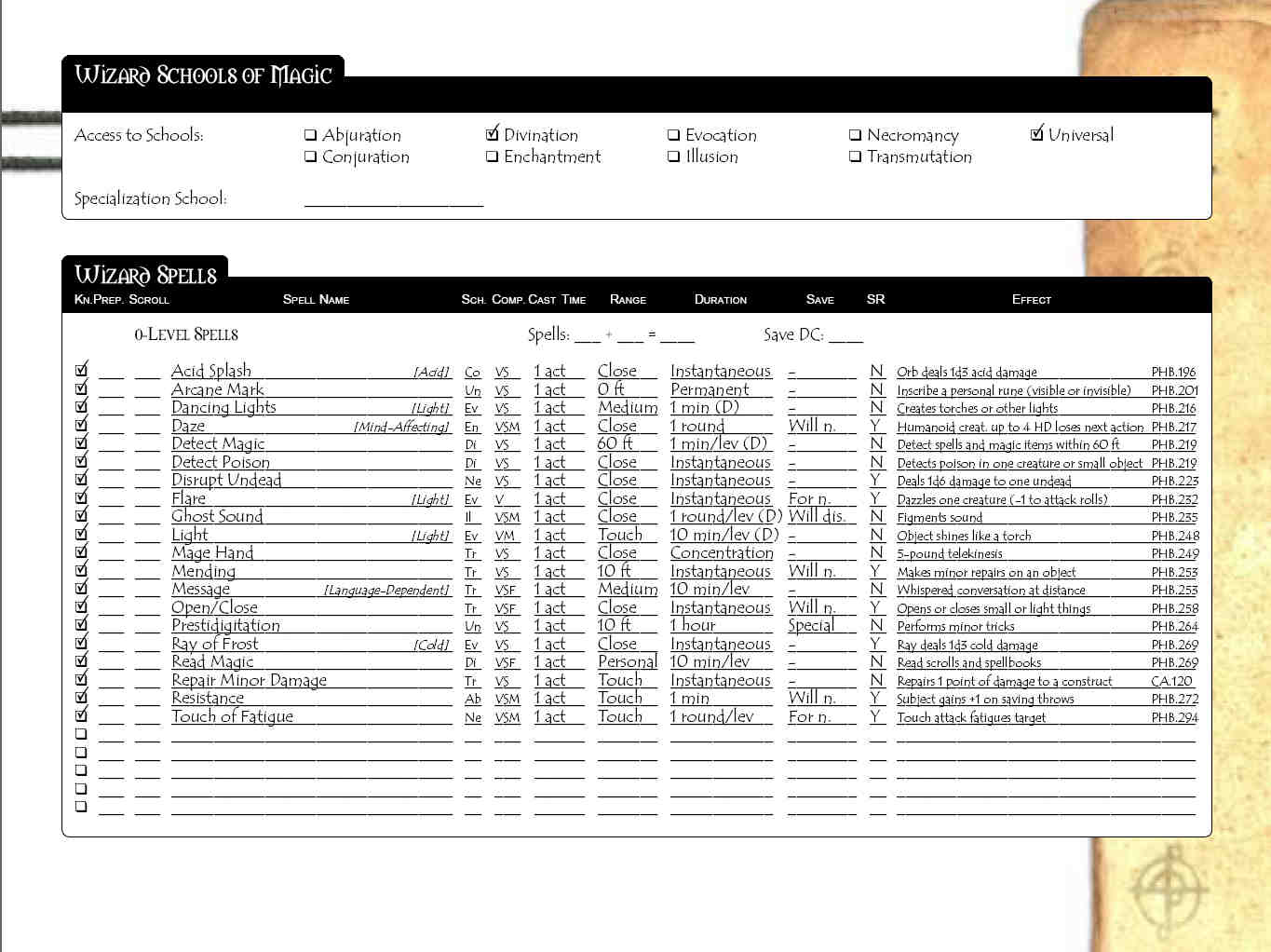 Exemple liste résumé Exemple liste résumé